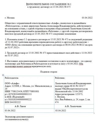 Перевод работника в другую организацию: порядок процедуры
